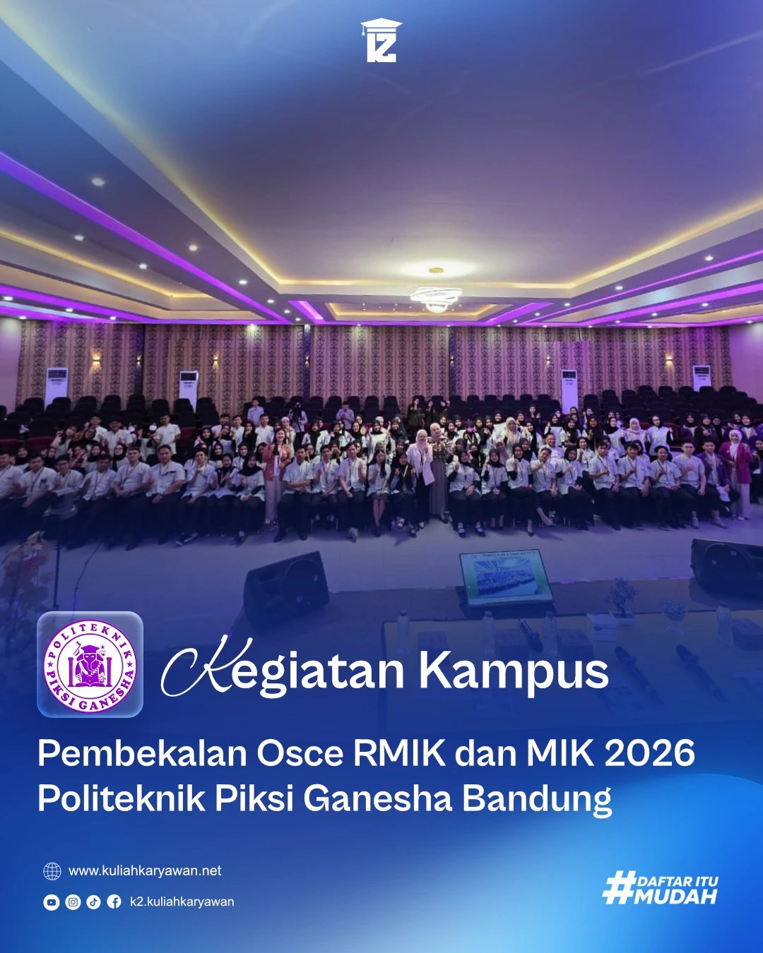 Pembekalan OSCE RMIK dan MIK 2026 Politeknik Piksi Ganesha Bandung